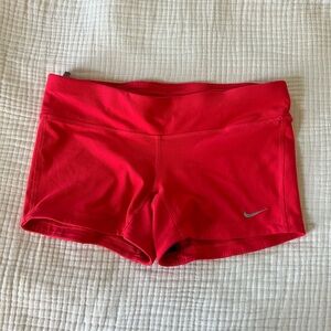 Nike Women's Red Athletic Shorts